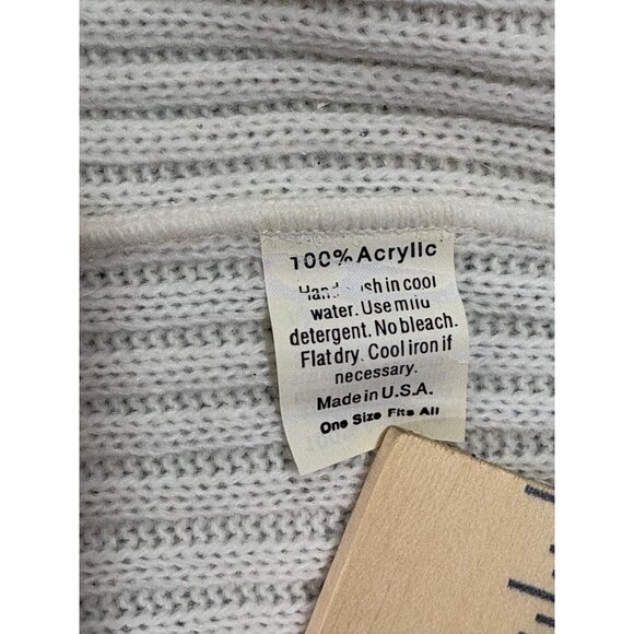 VINTAGE 80'S BEIGE GOLD LONG CARDIGAN SWEATER SHOULDER PADS ONE SIZE LEOPARD FUR - Picture 10 of 10